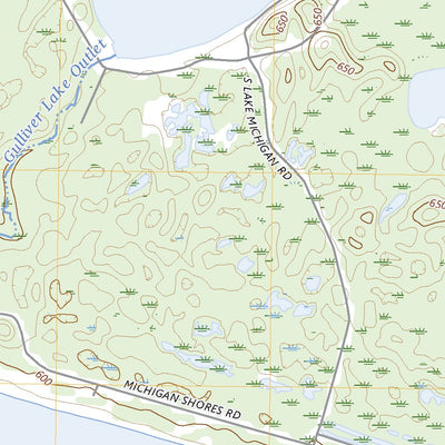 United States Geological Survey Gulliver, MI (2023, 24000-Scale) digital map