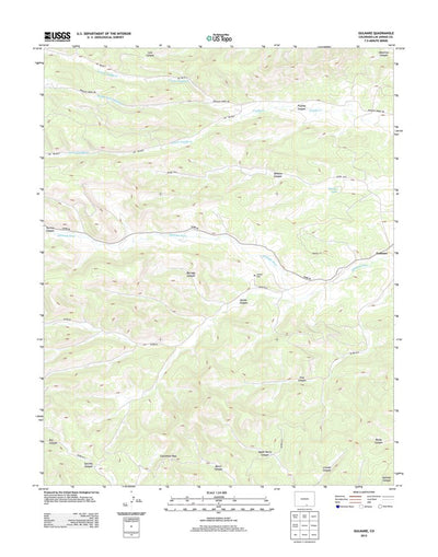 United States Geological Survey Gulnare, CO (2013, 24000-Scale) digital map