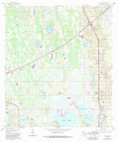 United States Geological Survey Gum Lake, FL (1959, 24000-Scale) digital map