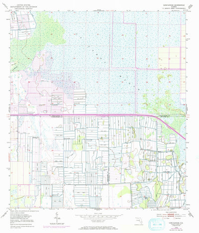United States Geological Survey Gum Slough, FL (1953, 24000-Scale) digital map