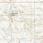 United States Geological Survey Gumbo Hill, WY (1984, 24000-Scale) digital map