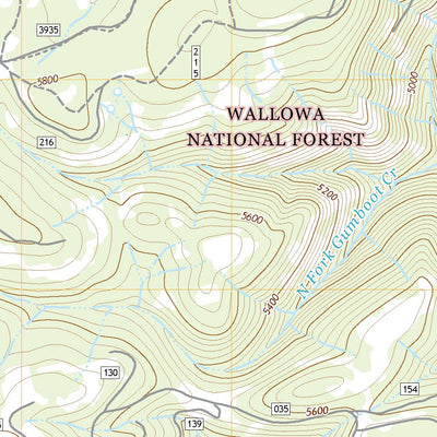 United States Geological Survey Gumboot Butte, OR (2020, 24000-Scale) digital map