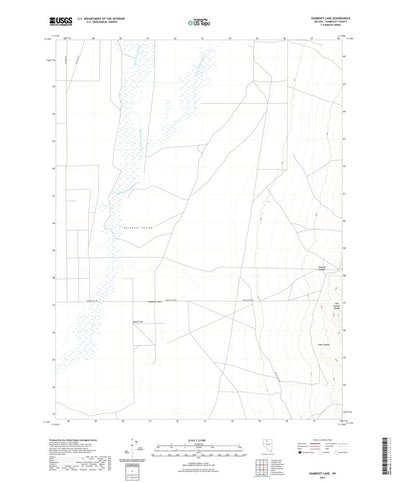 United States Geological Survey Gumboot Lake, NV (2021, 24000-Scale) digital map