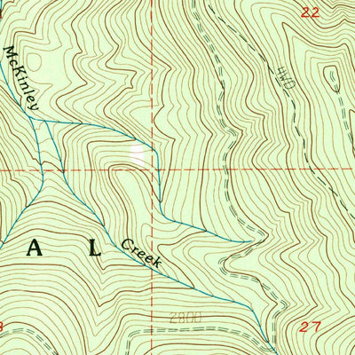 United States Geological Survey Gumboot Mountain, WA (1986, 24000-Scale) digital map