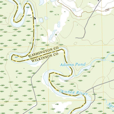 United States Geological Survey Gumm Pond, GA (2020, 24000-Scale) digital map