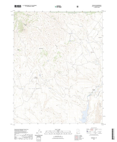 United States Geological Survey Gunlock, UT (2023, 24000-Scale) digital map