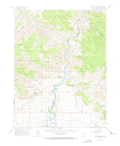 United States Geological Survey Gunnison Butte, UT (1963, 62500-Scale) digital map