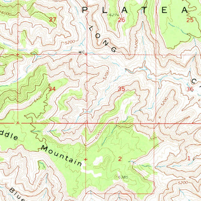 United States Geological Survey Gunnison Butte, UT (1963, 62500-Scale) digital map