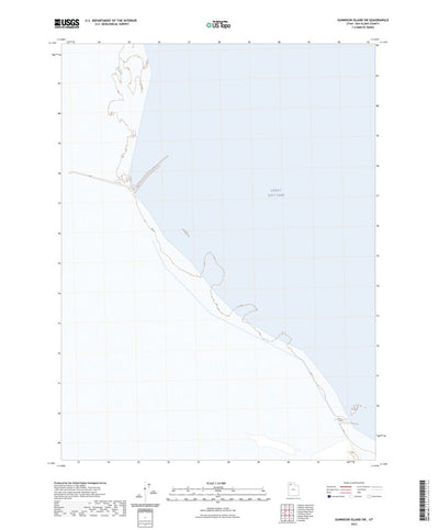 United States Geological Survey Gunnison Island SW, UT (2023, 24000-Scale) digital map