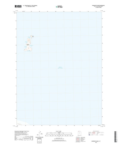 United States Geological Survey Gunnison Island, UT (2020, 24000-Scale) digital map
