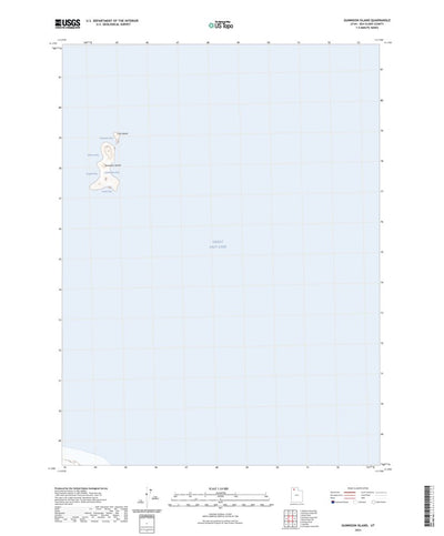United States Geological Survey Gunnison Island, UT (2023, 24000-Scale) digital map