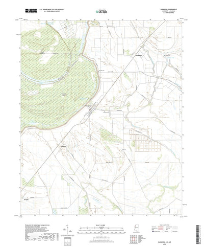 United States Geological Survey Gunnison, MS (2020, 24000-Scale) digital map