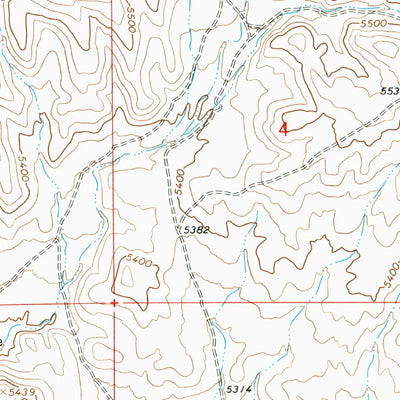 United States Geological Survey Gunnison, UT (1966, 24000-Scale) digital map