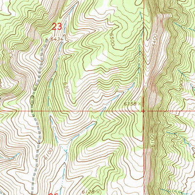 United States Geological Survey Gunnison, UT (1966, 24000-Scale) digital map