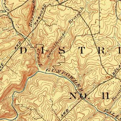 United States Geological Survey Gunpowder, MD (1901, 62500-Scale) digital map