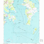 United States Geological Survey Gunpowder Neck, MD (1949, 24000-Scale) digital map