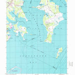 United States Geological Survey Gunpowder Neck, MD (1995, 24000-Scale) digital map