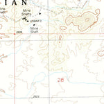 United States Geological Survey Gunsight, AZ (1990, 24000-Scale) digital map