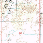 United States Geological Survey Gunsight, AZ (1996, 24000-Scale) digital map