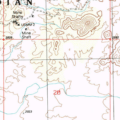 United States Geological Survey Gunsight, AZ (1996, 24000-Scale) digital map