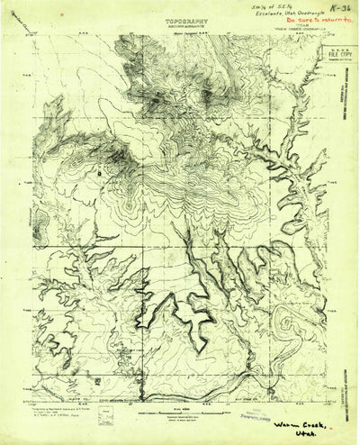 United States Geological Survey Gunsight Butte, UT-AZ (1922, 63360-Scale) digital map