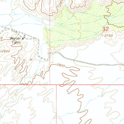 United States Geological Survey Gunsight Canyon, AZ (1967, 24000-Scale) digital map