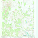United States Geological Survey Gunsight Draw NE, TX (1970, 24000-Scale) digital map