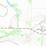 United States Geological Survey Gunsight Draw SE, TX (1970, 24000-Scale) digital map