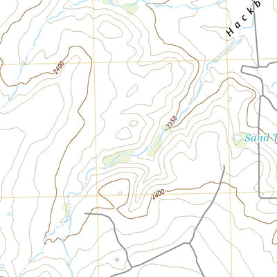 United States Geological Survey Gunsight Draw SE, TX (2022, 24000-Scale) digital map
