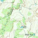 United States Geological Survey Gunsight Draw, TX (1970, 24000-Scale) digital map