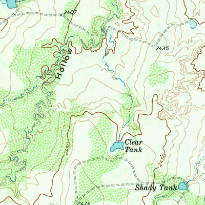 United States Geological Survey Gunsight Draw, TX (1970, 24000-Scale) digital map