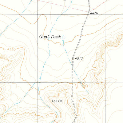 United States Geological Survey Gunsight Hills North, TX (1979, 24000-Scale) digital map
