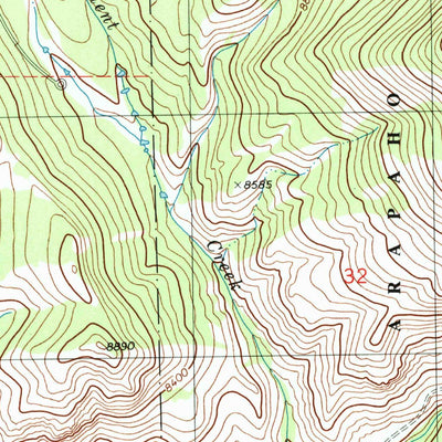 United States Geological Survey Gunsight Pass, CO (1980, 24000-Scale) digital map
