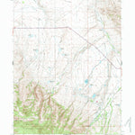 United States Geological Survey Gunst Reservoir, WY (1961, 24000-Scale) digital map