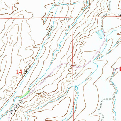United States Geological Survey Gunst Reservoir, WY (1961, 24000-Scale) digital map