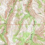 United States Geological Survey Gunst Reservoir, WY (1961, 24000-Scale) digital map