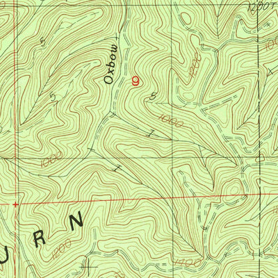 United States Geological Survey Gunter, OR (1984, 24000-Scale) digital map