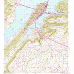 United States Geological Survey Guntersville, AL (1948, 24000-Scale) digital map
