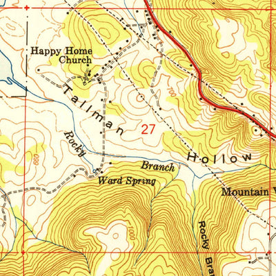 United States Geological Survey Guntersville, AL (1950, 24000-Scale) digital map