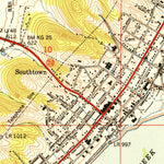 United States Geological Survey Guntersville, AL (1950, 24000-Scale) digital map