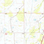 United States Geological Survey Guntown, MS (1973, 24000-Scale) digital map