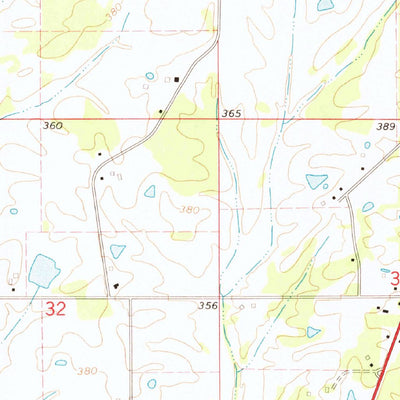 United States Geological Survey Guntown, MS (1973, 24000-Scale) digital map