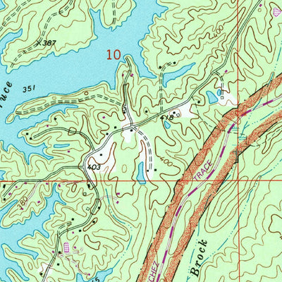 United States Geological Survey Guntown, MS (1992, 24000-Scale) digital map