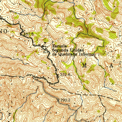 United States Geological Survey Gurabo, PR (1952, 30000-Scale) digital map
