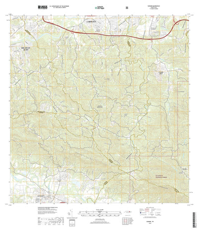 United States Geological Survey Gurabo, PR (2018, 20000-Scale) digital map