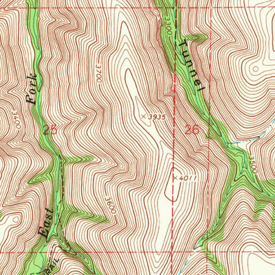 United States Geological Survey Gurdane, OR (1968, 24000-Scale) digital map