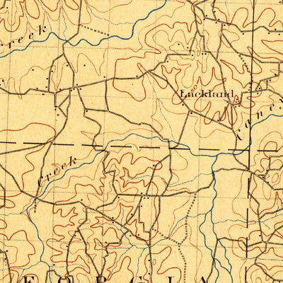 United States Geological Survey Gurdon, AR (1901, 125000-Scale) digital map