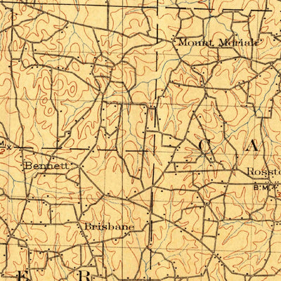 United States Geological Survey Gurdon, AR (1901, 125000-Scale) digital map