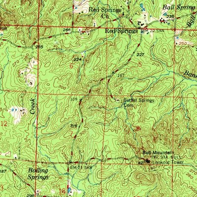 United States Geological Survey Gurdon, AR (1972, 62500-Scale) digital map