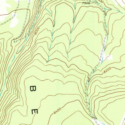 United States Geological Survey Gurley Canyon, CO (1964, 24000-Scale) digital map